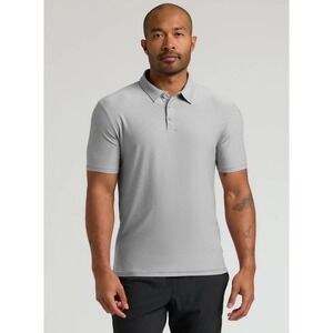 True‎ Classic Mens Active Polo Shirt Light Grey Heather XL TCT4008LHGRYXL